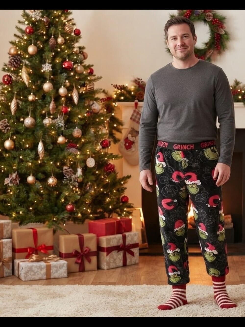 Licensed Grinch Pajama Pants XXL 18/20